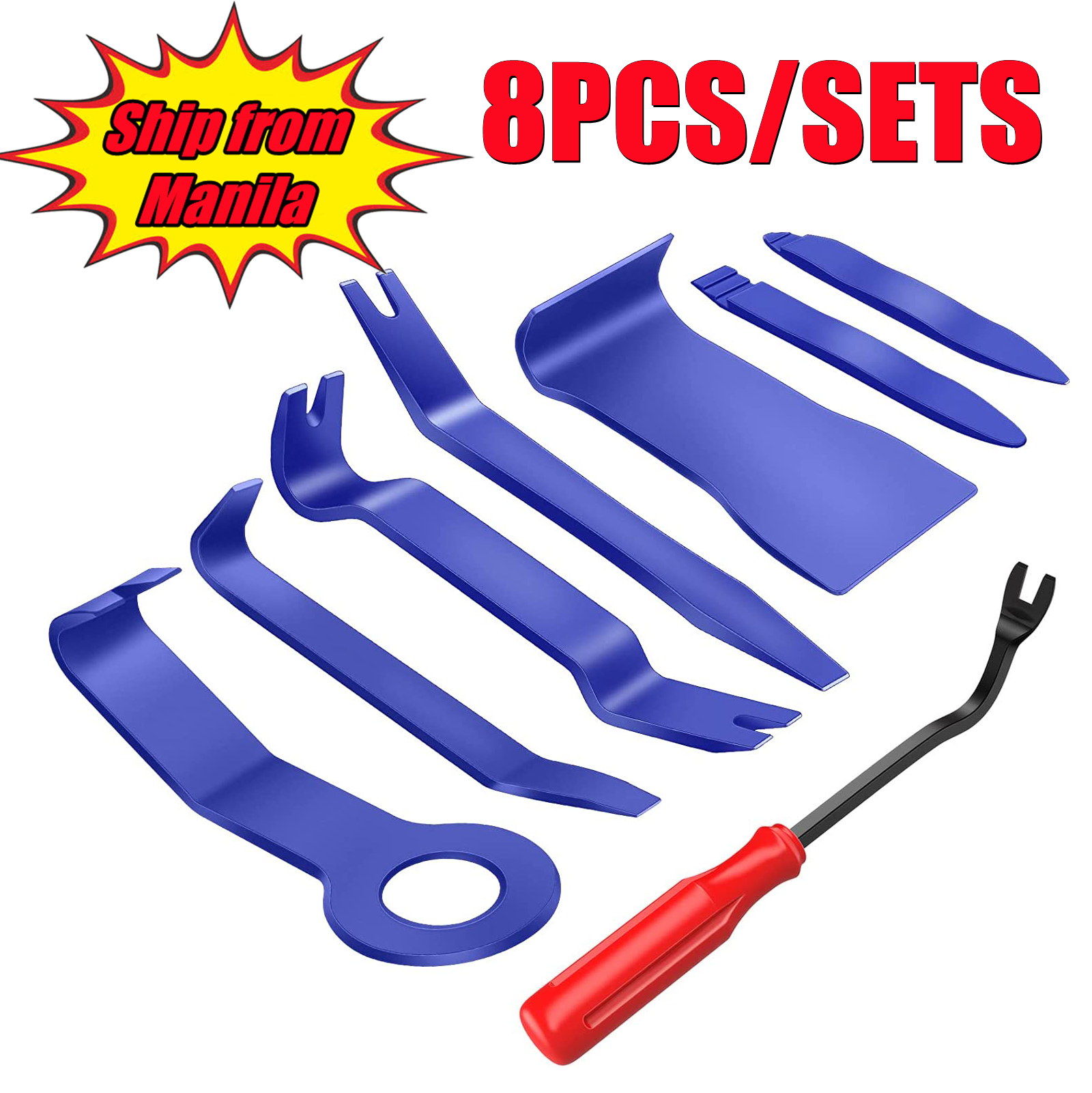 8PCS/SET Auto Trim Removal Tool Set (No Scratch Plastic Pry Tool Kit) Auto Trim Tool Kit Car