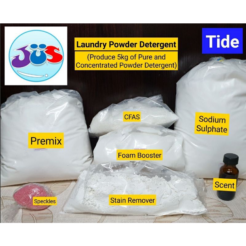JUS Good Quality DIY Laundry Powder Detergent Kit Lazada PH