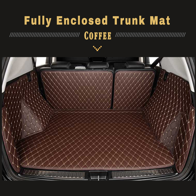 Leather Car Trunk Mat for Volkswagen vw T-ROC 2018 2019 2020 Car Rear ...