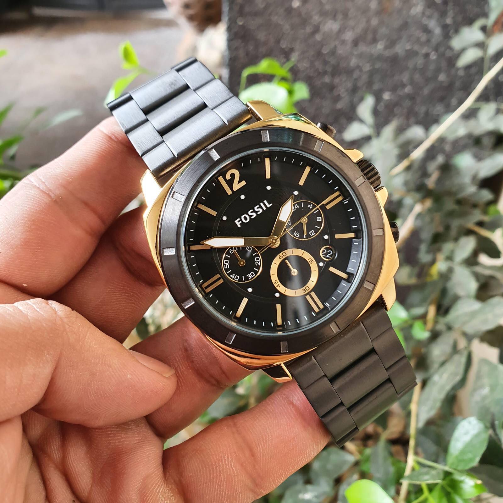 privateer sport chronograph smoke stainless steel watch