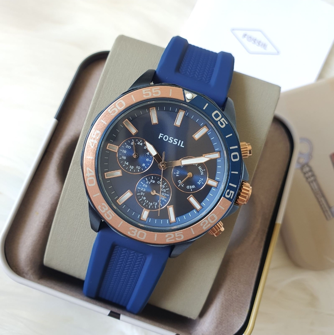 Fossil watch 2024 blue band