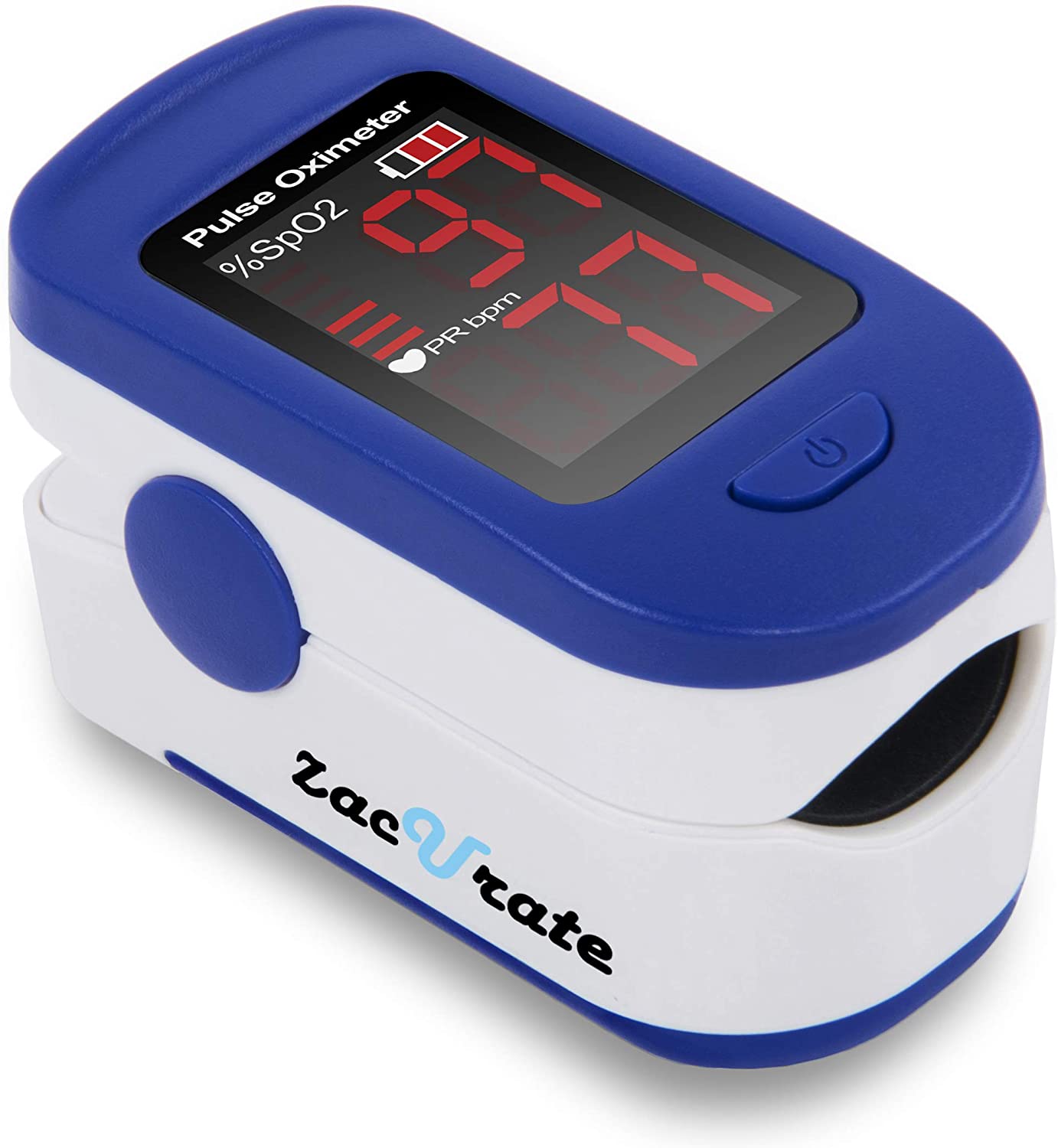 Zacurate 500BL Fingertip Pulse Oximeter Blood Oxygen Saturation Monitor ...