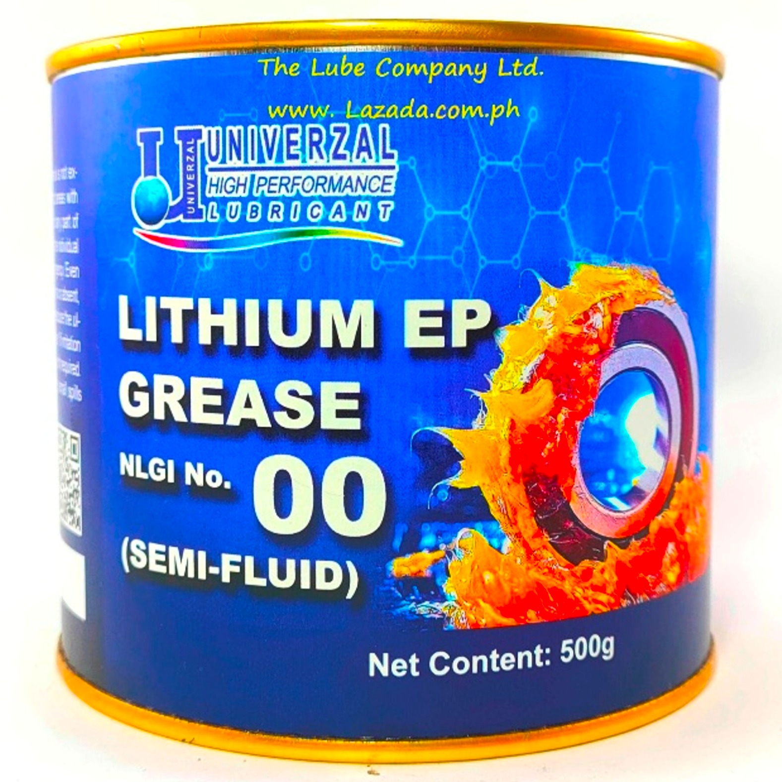 Univerzal Lithium EP Grease Grade 00 NGLI 00 500grams Extreme Pressure