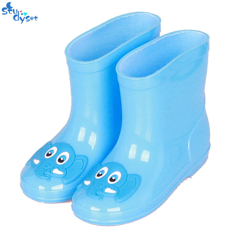 รองเท้ากันฝนสำหรับเด็กการ์ตูนกันน้ำ Anti-Skid รองเท้า Rainshoes สำหรับเด็กเด็กผู้ชายเด็กผู้หญิง (PVC)