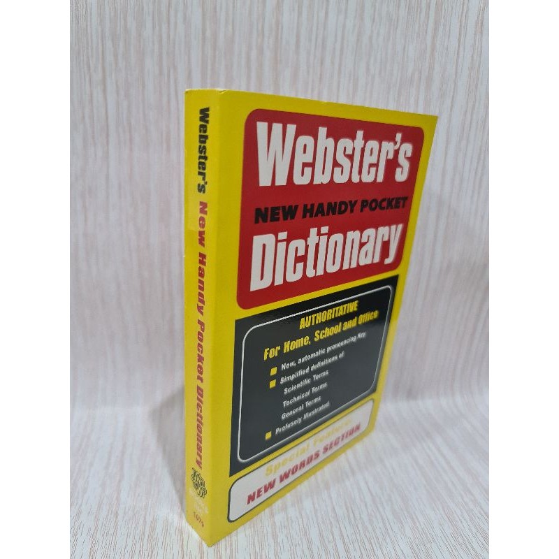 WEBSTER'S new handy pocket DICTIONARY (new word section) Lazada PH