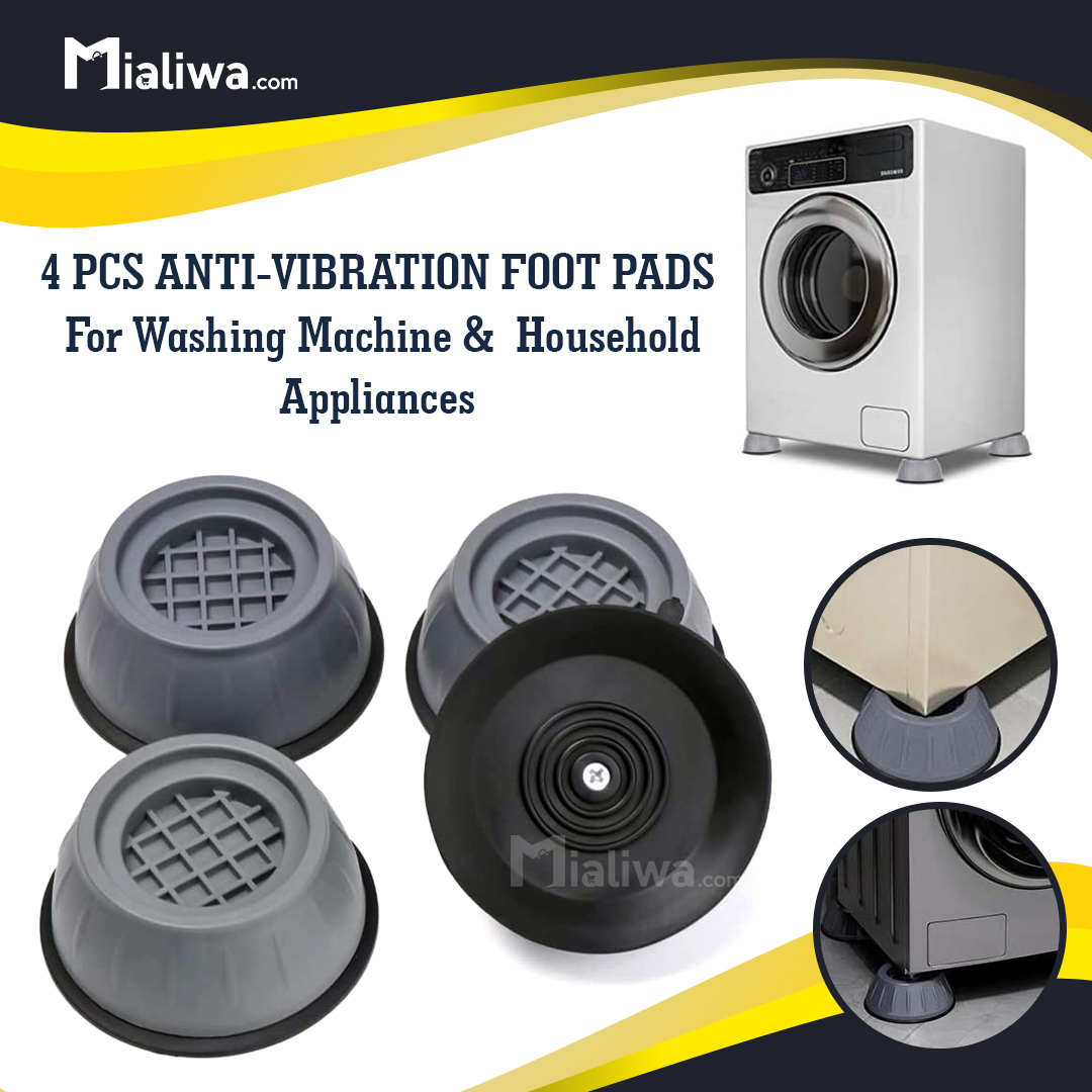 4pcs Anti Vibration Washing Machine Support Rubber Non Slip Mat Foot Pads Base