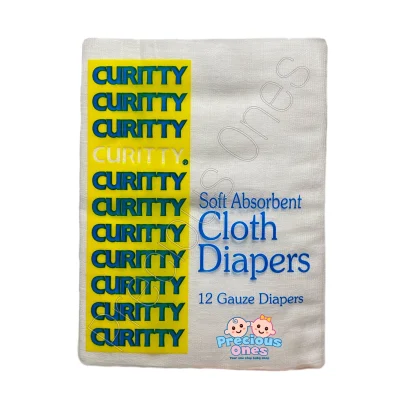 PreciousOnes • Curity • Gauze Cloth Diaper • Lampin • 12pcs or 6pcs