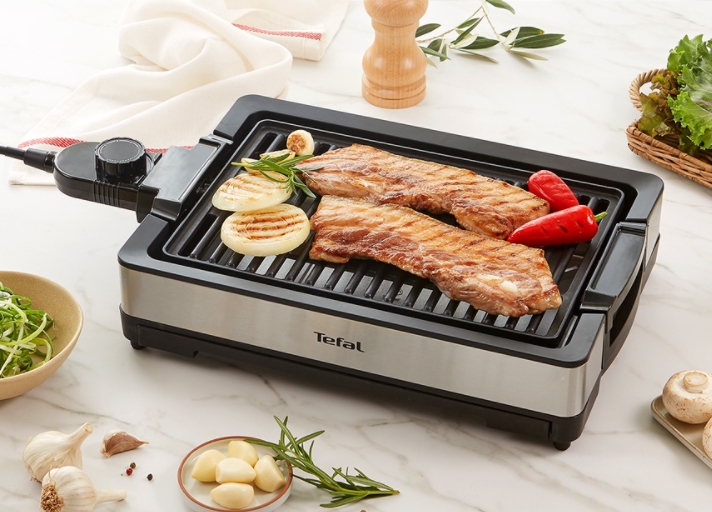 Tefal Smokeless Compact Grill TG300DKR Lazada PH