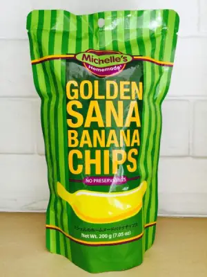 Michelle's Golden Sana Banana Chips Banana chips 200gms