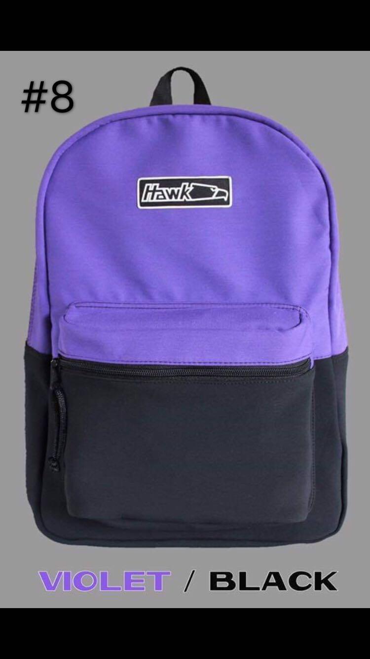 Hawk bag violet outlet and black