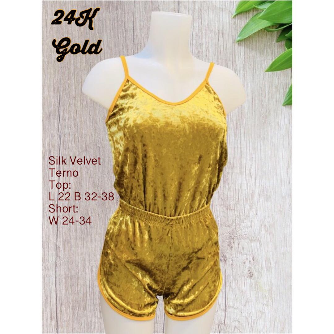 Velvet best sale terno sleepwear