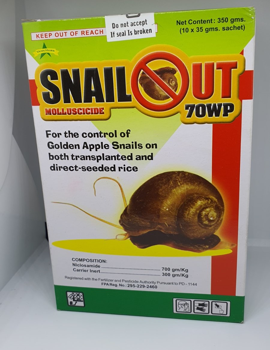 Snailout Snail Killer Kuhol Killer Wettable Powder Mix with Water 35