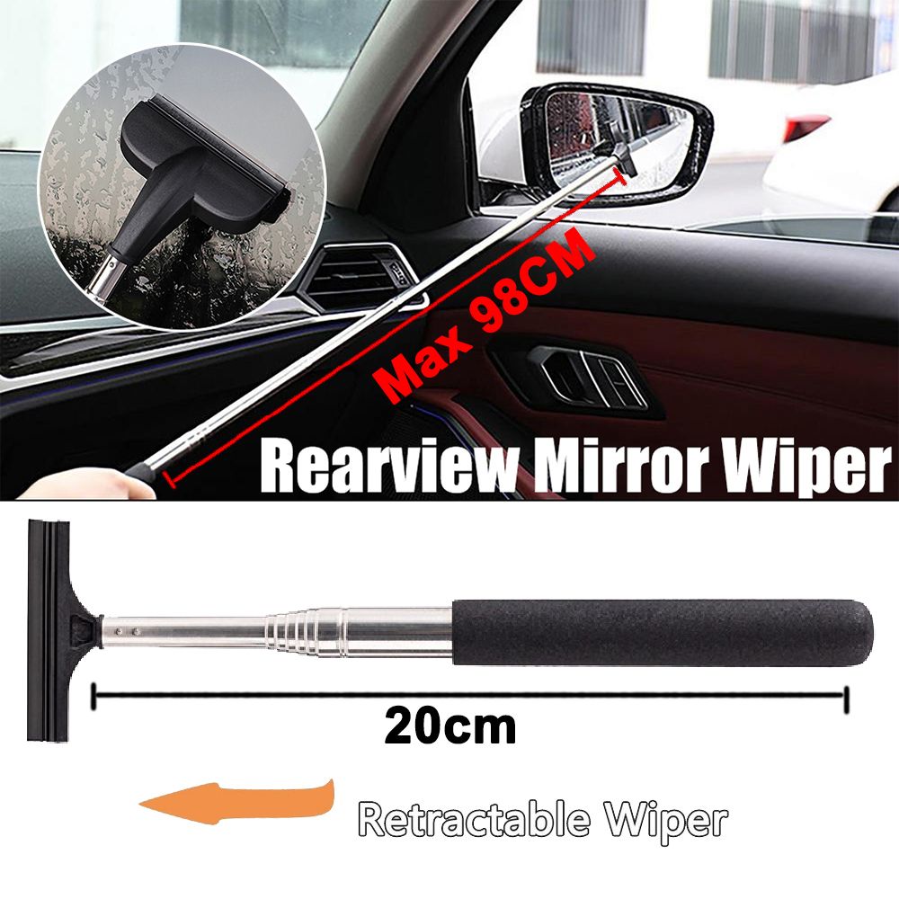 1pc Foldable Car Rearview Mirror Wiper