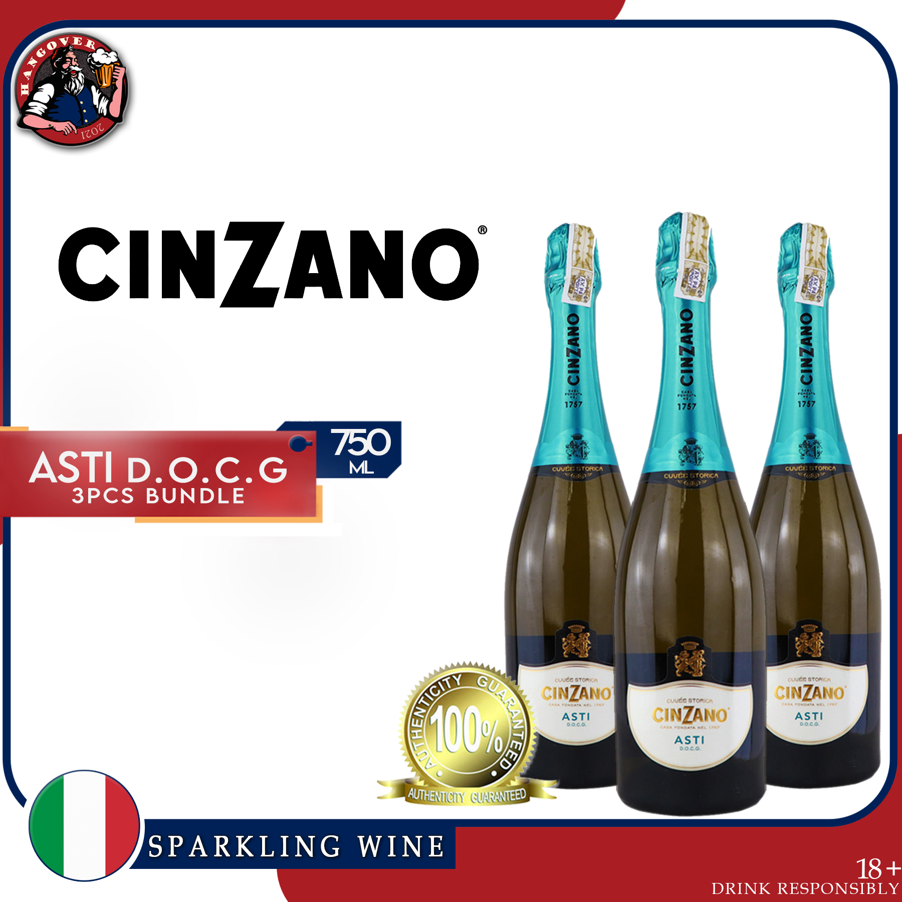 Cinzano Asti Cuvée Storica Italian Sparkling Wine Lazada PH