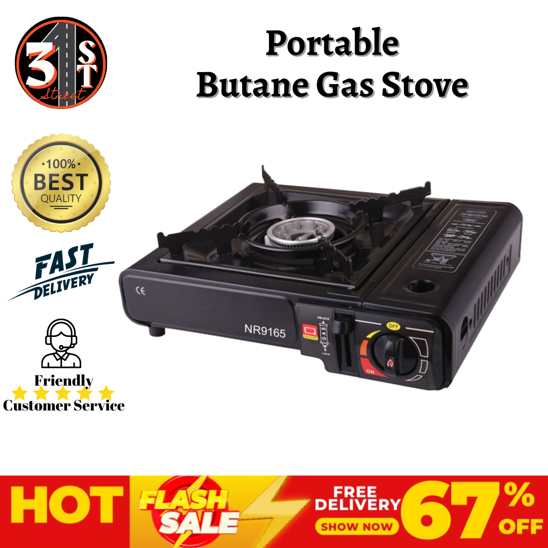 31Street Portable Butane Gas stove, Outdoor Cooking Stove lightweight Portable Butane Gas Stove