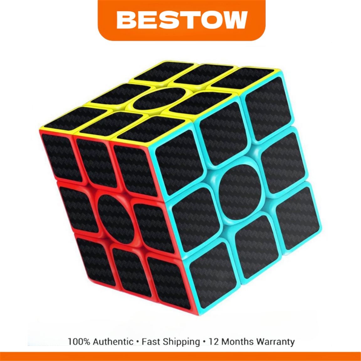 3x3x3 Speed Cube,Stickerless Magic Cube, Smooth Turning Puzzle Box with  Anti-Sticky Design, The Most Educational Toy to Effectively Improve Your