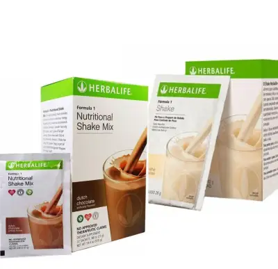 Herbalife Nutritional Shake French Vanilla and Dutch Choco Sachets Set