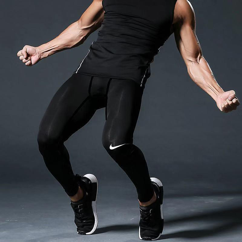 【keeping wears】9808 Compression Tights Pants Cool-Dry Sports Tights Pants  Baselayer Running Leggings Gym Men