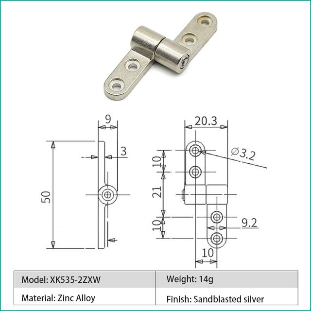 Torque Hinge Positioning Stop Damper Free Stop Hinge Metal Plastic Free