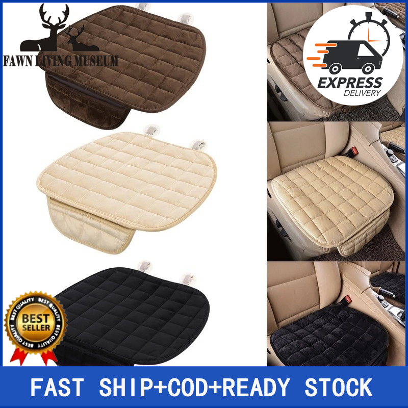 Universal Winter Warm Car Seat Cover Cushion Anti-slip Front Chair