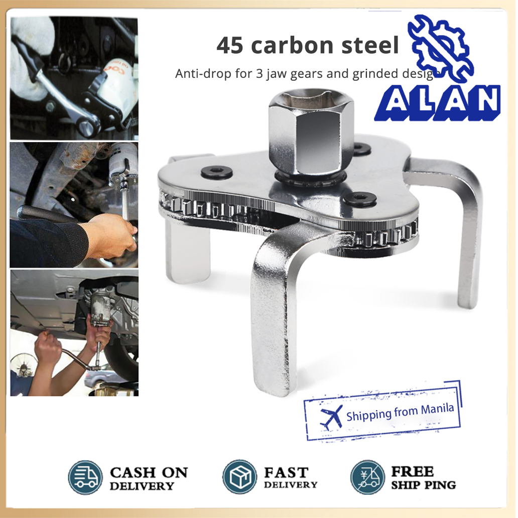 ThreeClaw Oil Filter, Universal Oil Filter Removal Tool Adjustable Oil