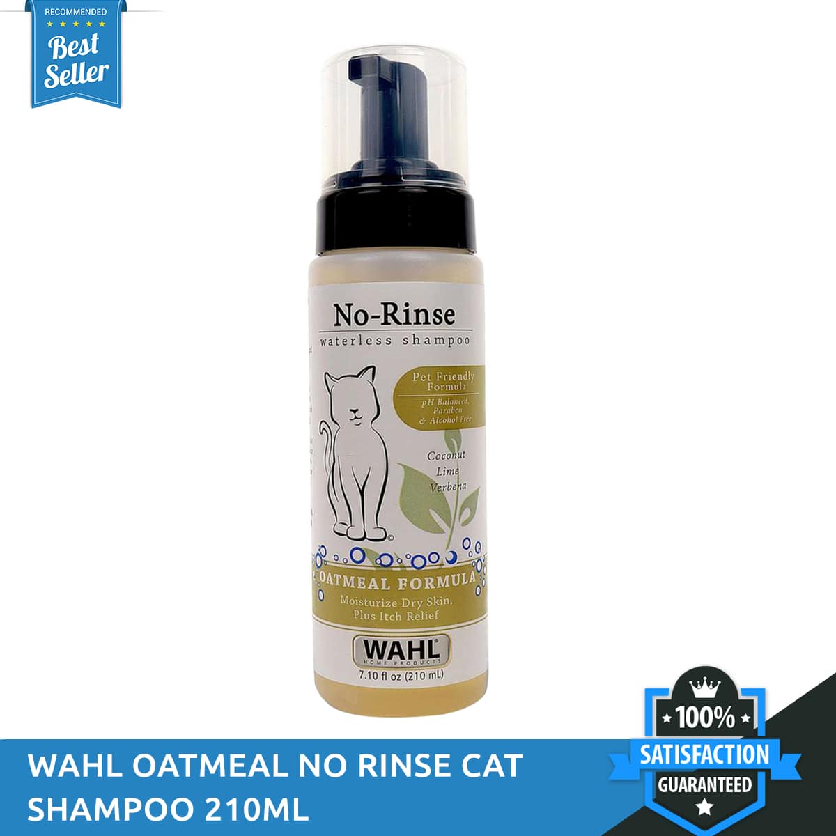 wahl no rinse cat shampoo
