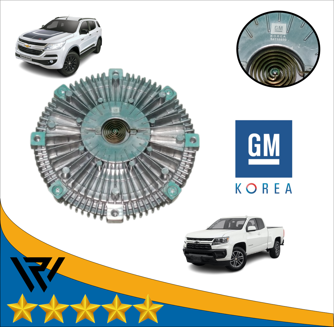 Chevrolet Trailblazer Colorado 4x2 4x4 2012 2020 94716850 Fan Clutch