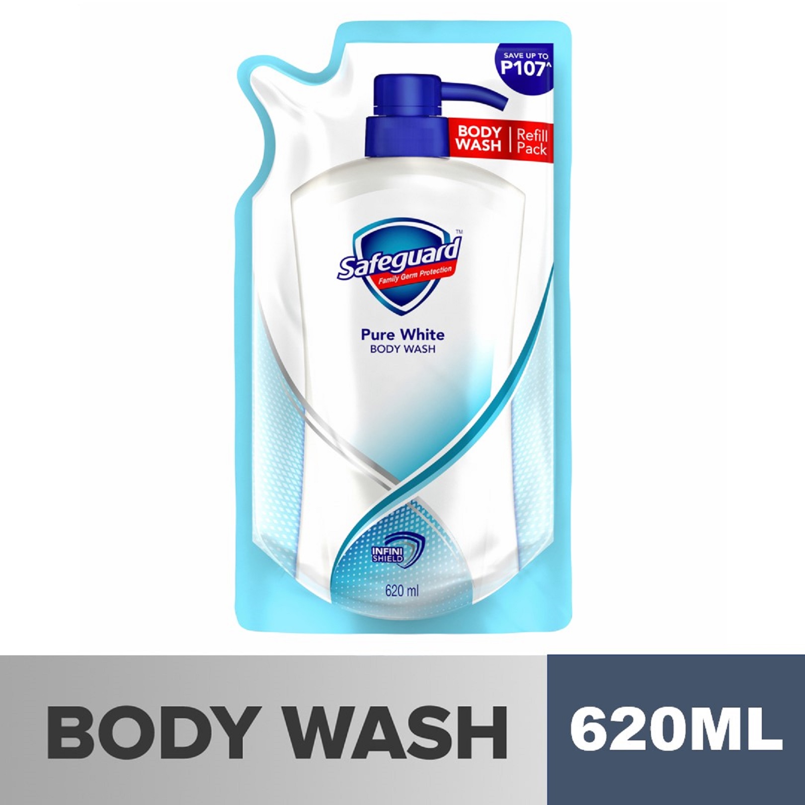 SAFEGUARD Body Wash Pure White Refill 620ml Lazada PH