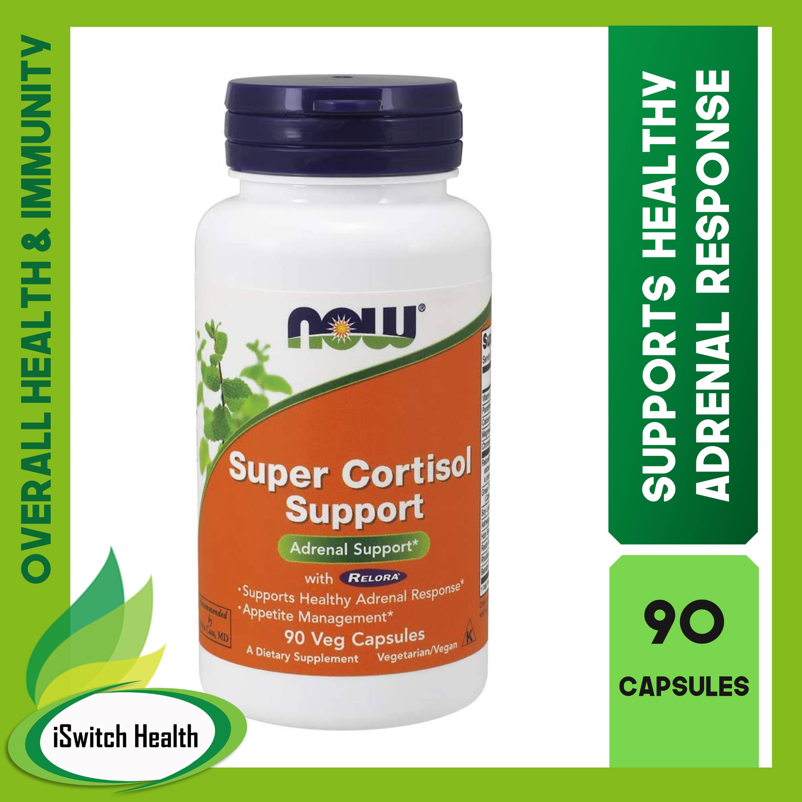 NOW Foods Super Cortisol Support with Relora for AntiStress 90