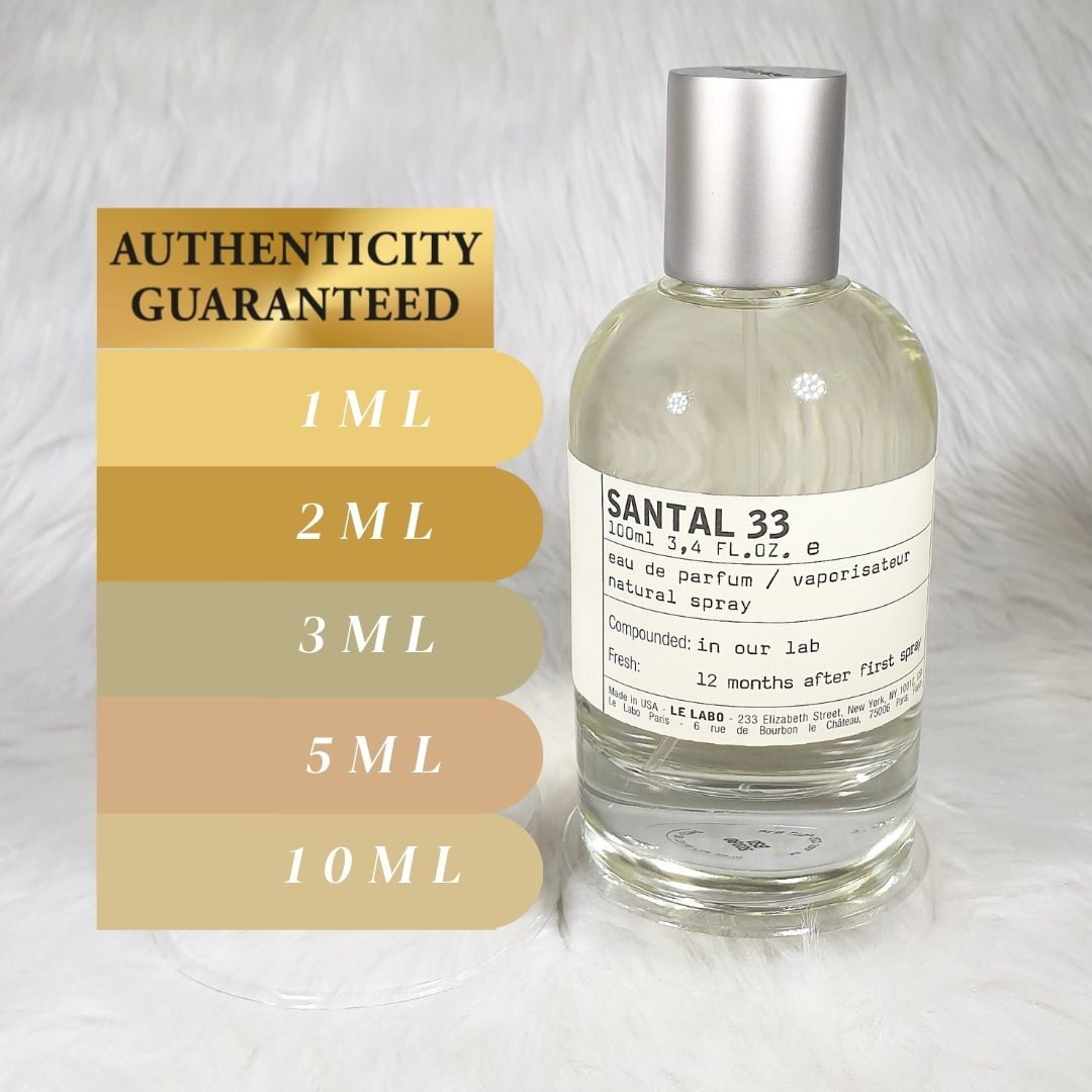 Le Labo Santal 33 eau de parfum perfume decant in 1ml 3ml 5ml 10ml | Lazada  PH