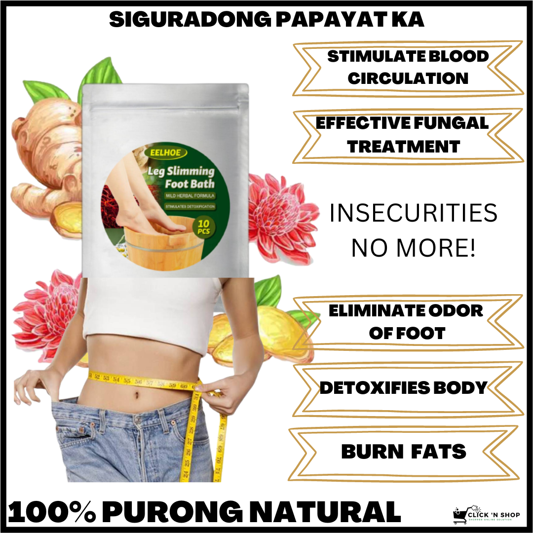 Hot Lymphatic Drainage Ginger Foot Soak Leg Slimming Foot Bath Weight