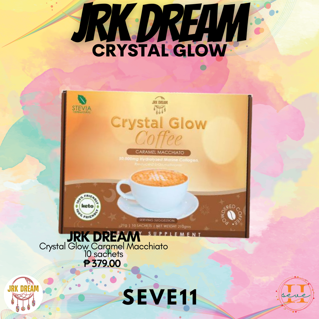 JRK Dream - Crystal Glow Lychee, Caramel Macchiato, White