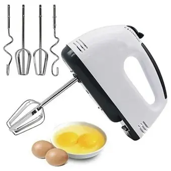 2* Dough Hooks 1* Balloon Whisk 811 Electric Hand Mixer 1* Egg Separators 7-Speed Lightweight Handheld Whisk 2* Beaters