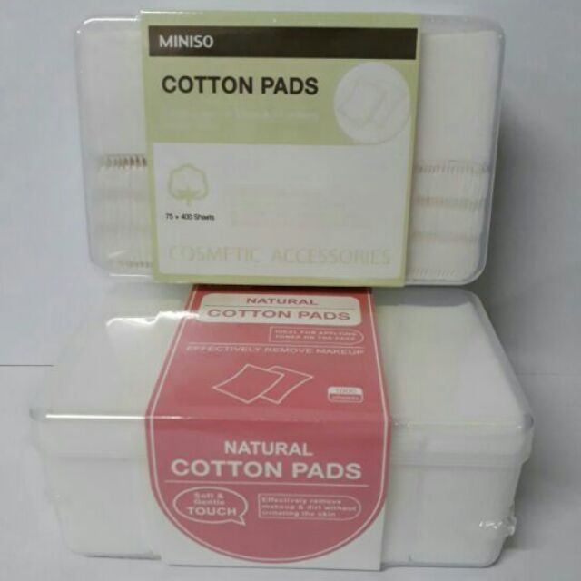 MINISO Japan Cotton Cosmetic Pads NonWoven Fabrics Lazada PH