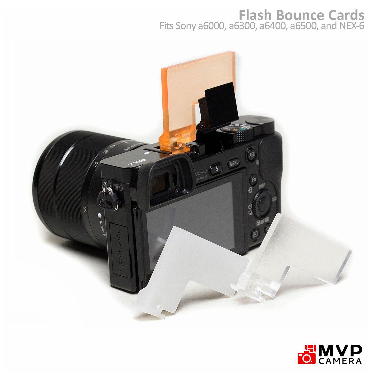 A6400 A6300 A6500 Flash Bounce Cards Sony A6000 