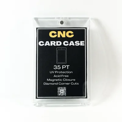 35PT Magnetic Card Case Card Holder 10 Pack (KPOP, NBA, Pokemon, Yu-Gi-Oh, Collectible Cards)