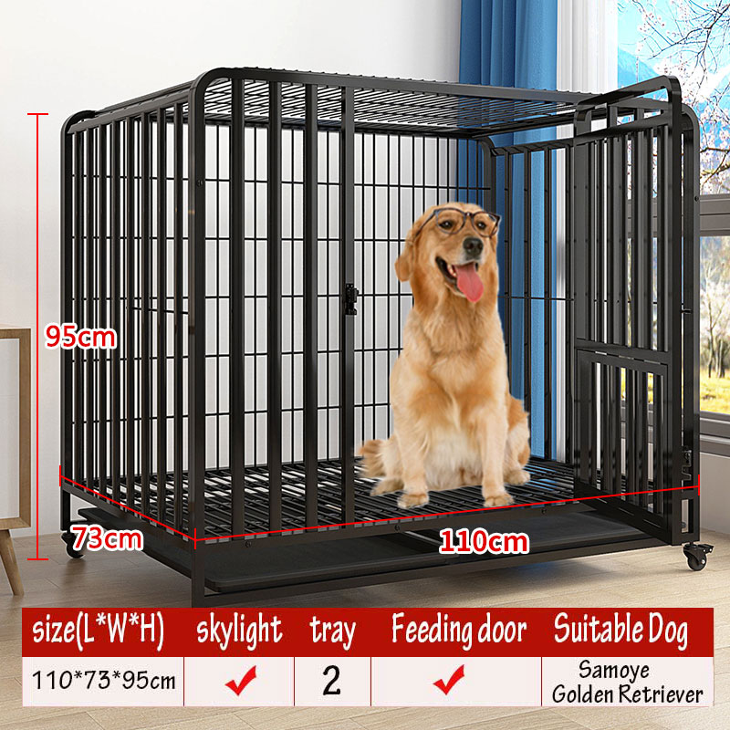 5 Sizes In Stock Dog Cage Dog Fence Indoor Dog Cage Big Size Pet Cage ...