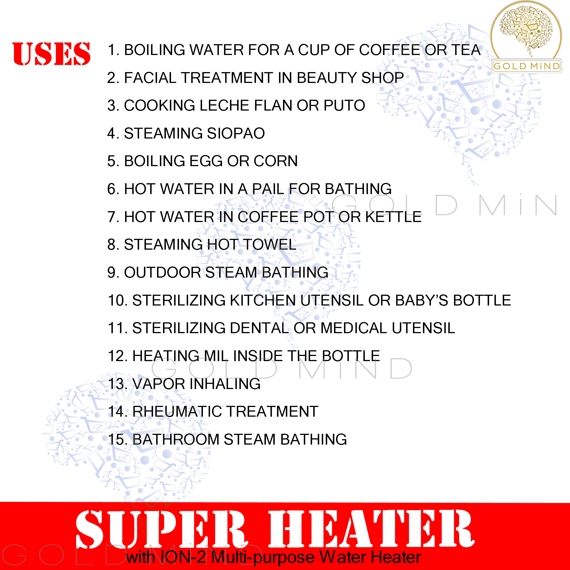 Super Heater Multi:purpose Deep Well & Nawasa Water Heater HNF