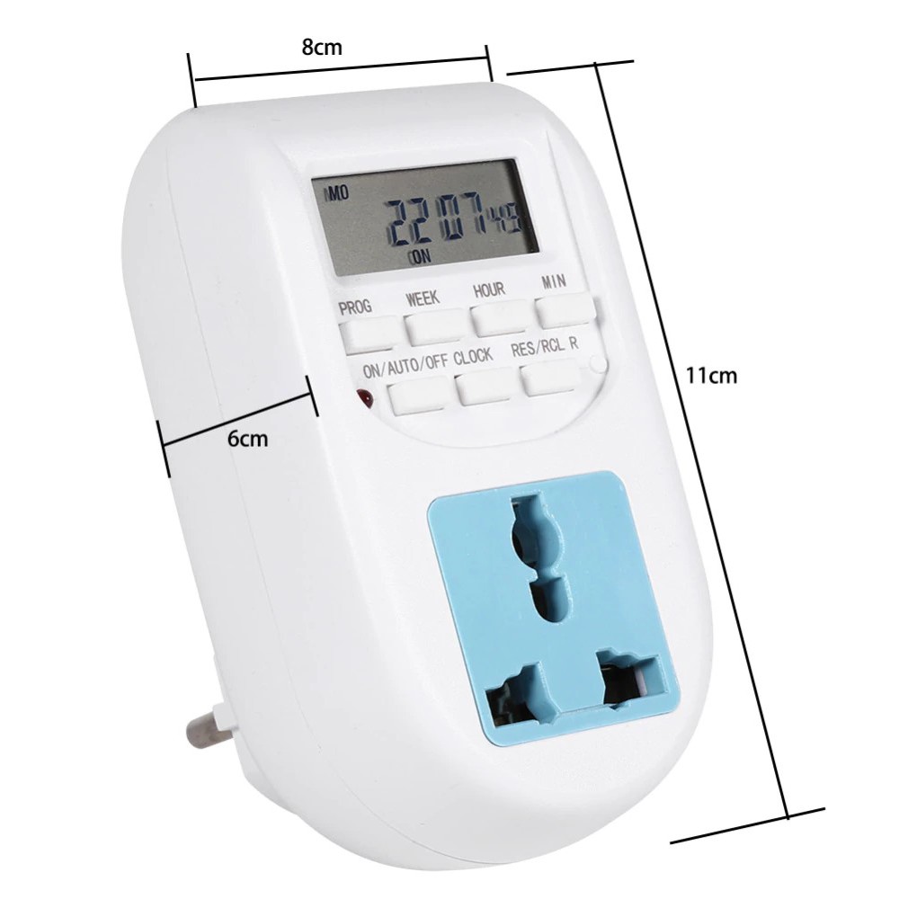 NEXA Energy Saving Timer Plug Programmable Electronic Plug Timer Socket ...