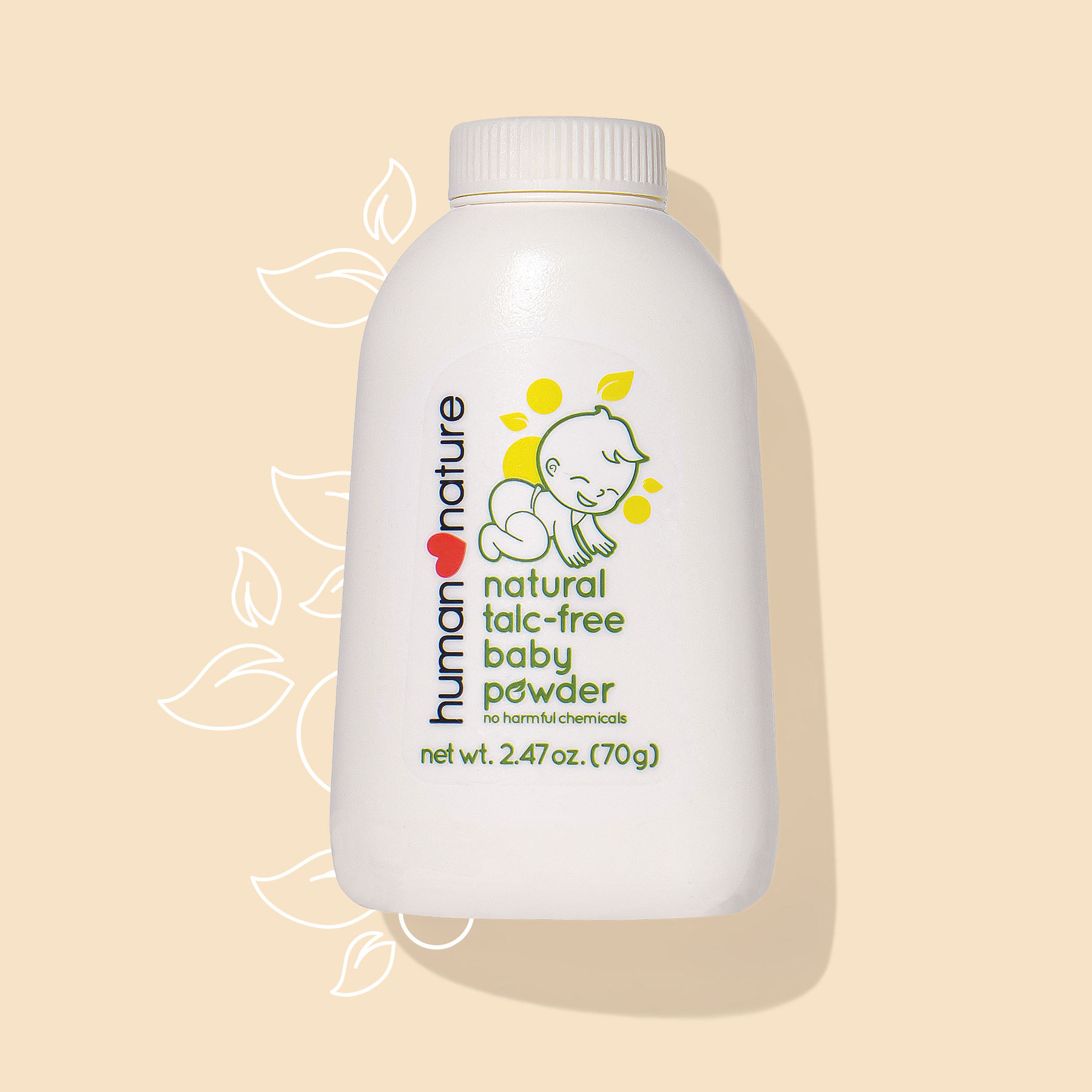 Human Nature Baby Powder Talc-Free 70g