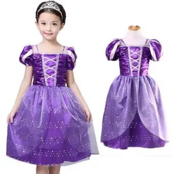 purple rapunzel dress