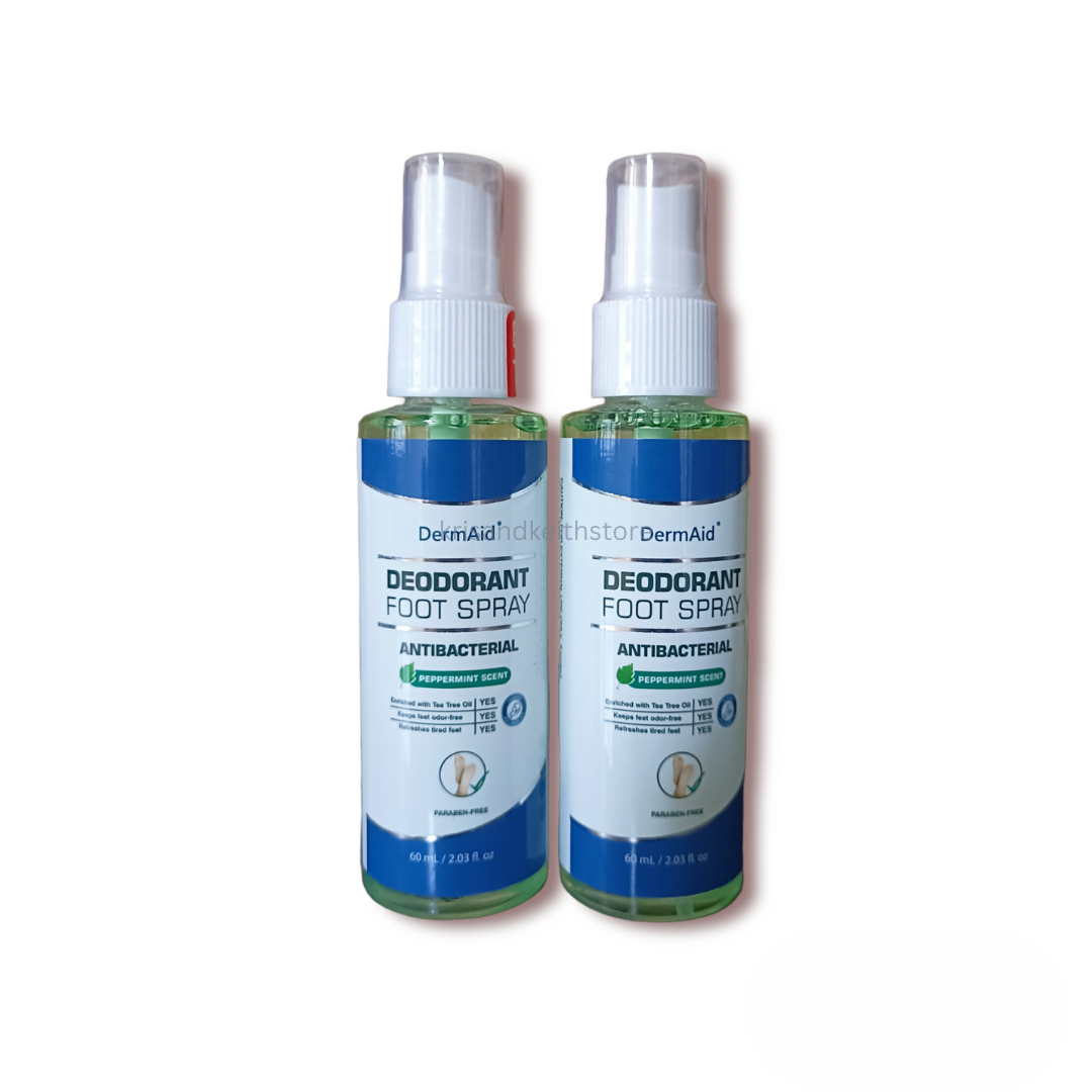 Buy 1 Take 1 DermAid Deodorant Foot Spray Antibacterial and Anti