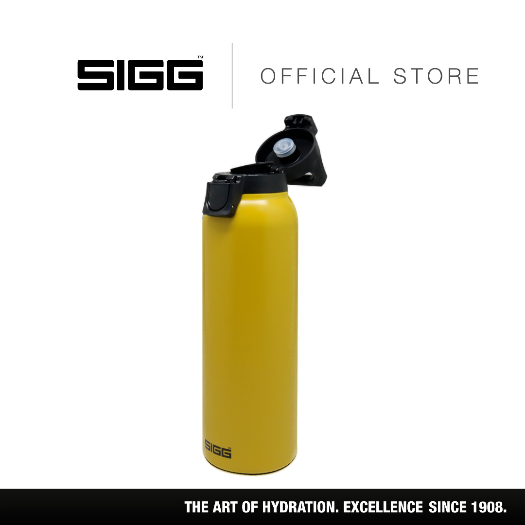 yellow thermoflask