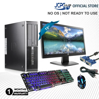 HP Desktop Set i5, 4GB DDR3, 8GB DDR3, 250GB, 500GB, 1TB HDD, 120GB, 240GB SSD, Computer Package with Keyboard Mouse NO OS