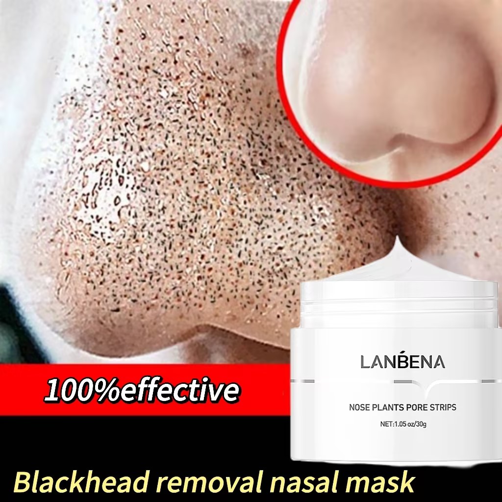 LANBENA Nose Plants Pore Strips Nose Mask Nose Strip for Blackheads