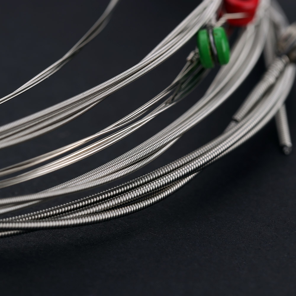[ammoon]quà bí mật 【Ready Stock】Bộ Dây Đàn Guitar Điện Orphee RX15 6 Chiếc (.009-.042) Căng Thẳng Siêu Nhẹ