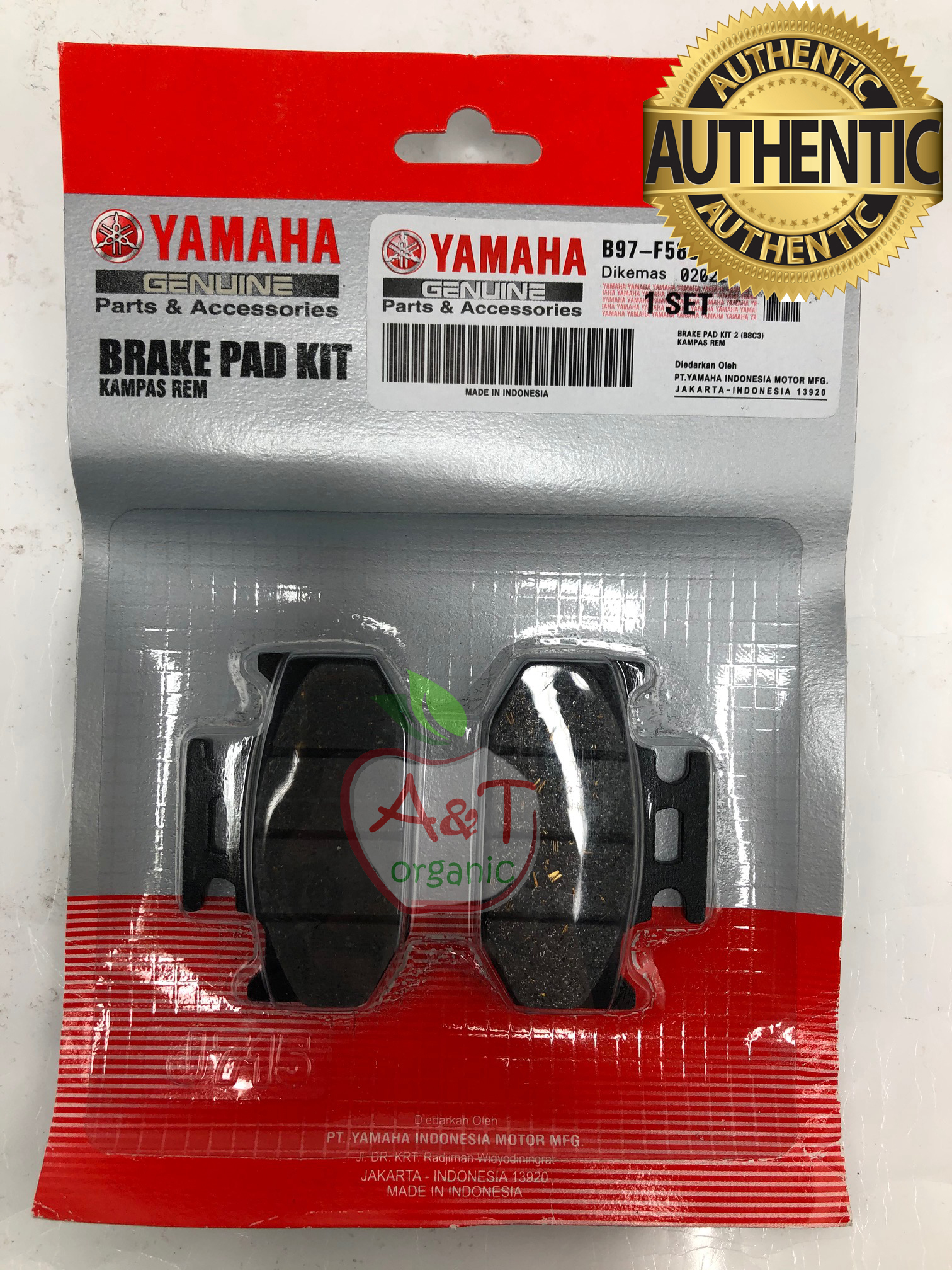 B97 Best Buy Genuine B97 Yamaha Rear Brake pad for R15 v.3 XSR155 MT15 Big Promo Lazada PH