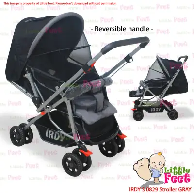 IRDY S0829 Stroller with Protection Net Gray