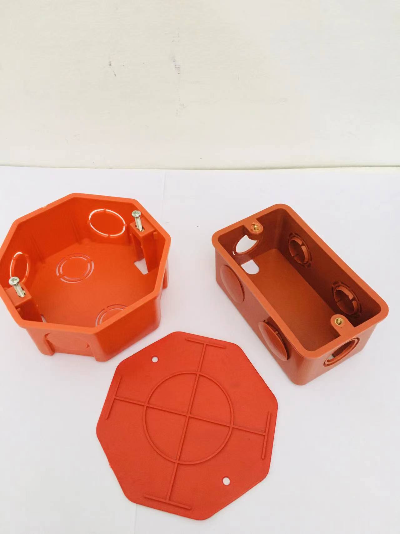 Pvc orange Junction box, Utility box, Junction box cover for electrical. Lazada PH