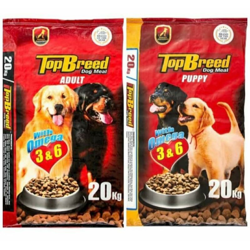 Top breed hot sale dog food